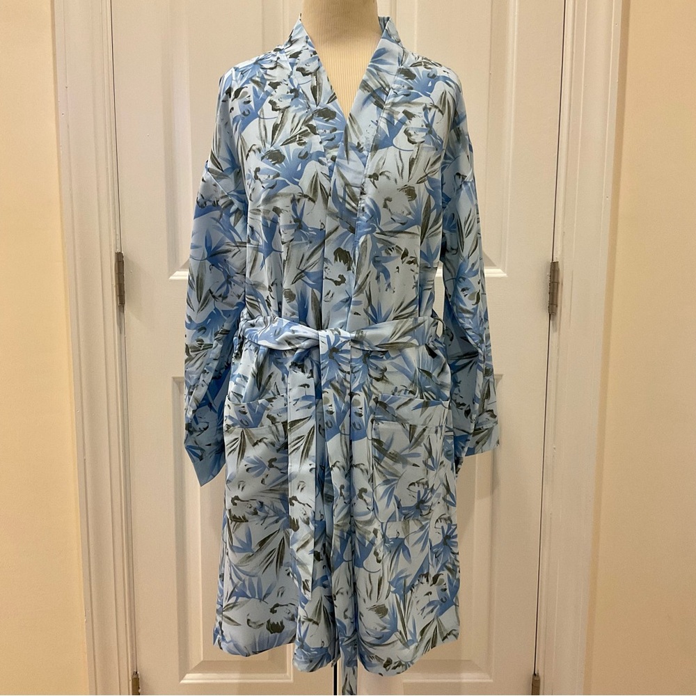 ExOfficio Kimono Robe Tropical Print Like New